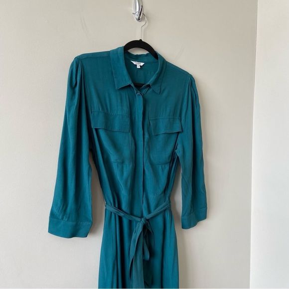 mbyM-Malinas Kaira Tied Maxi Shirt Dress - Picture 7 of 13